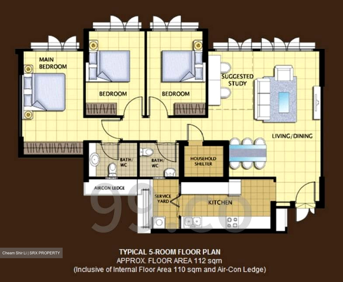 Blk 335C Yishun Riverwalk (Yishun), HDB 5 Rooms #618606571